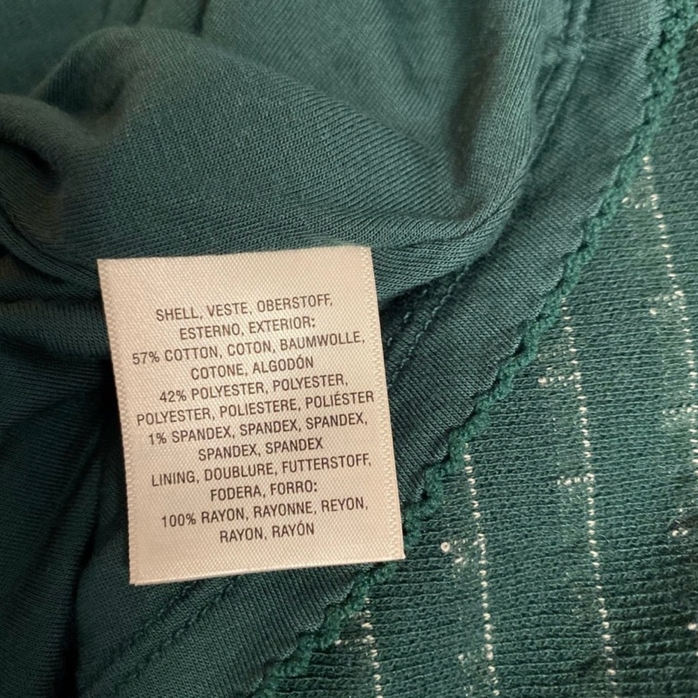 Anthropologie x Maeve-Forest Green Malta belted dress with white polka dots.S - Picture 11 of 12